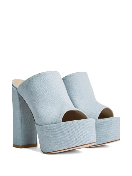 Sandale Stuart Weitzman cu platformă albastru