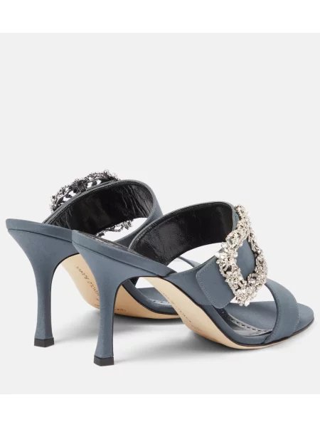 Sandale Manolo Blahnik albastru
