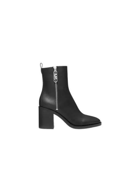 Buty do kostki Michael Kors skórzane czarne
