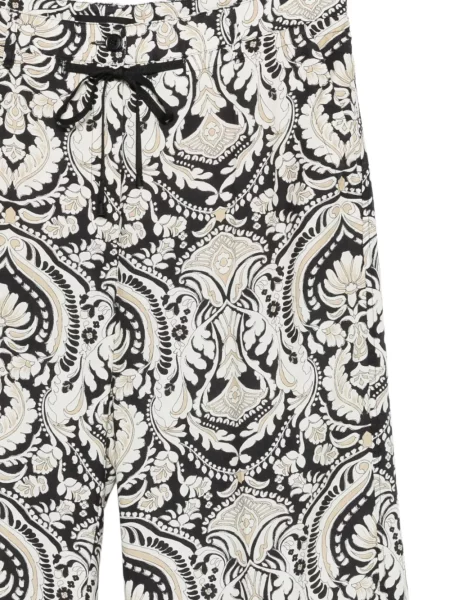 Pantaloni Cambio cu imagine negru
