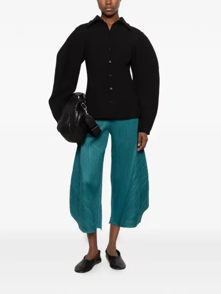 Kelnės Pleats Please Issey Miyake mėlyna