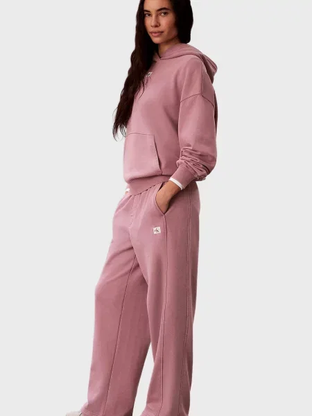 Махровое худи Calvin Klein розовое