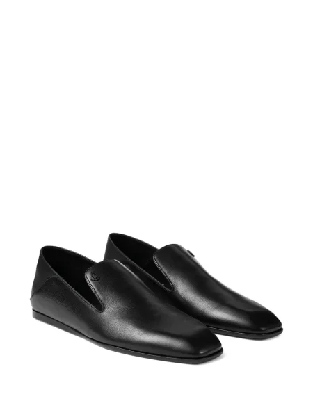 Pantofi loafer Jimmy Choo din piele negru