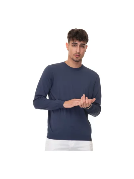 Bluza Fay z logo niebieska
