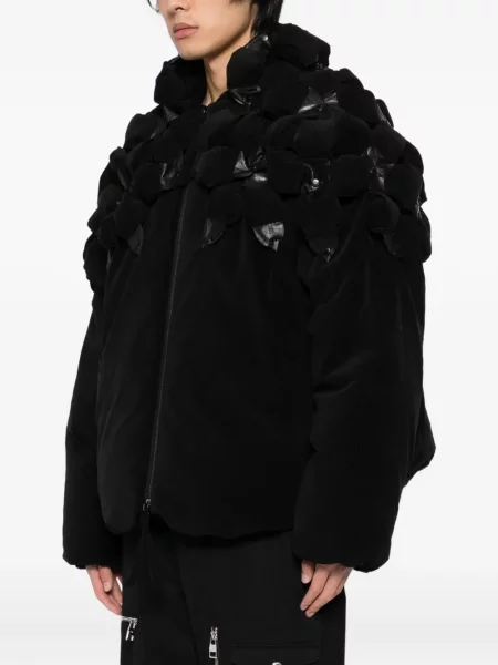 Geacă cu puf Juntae Kim cu model floral negru