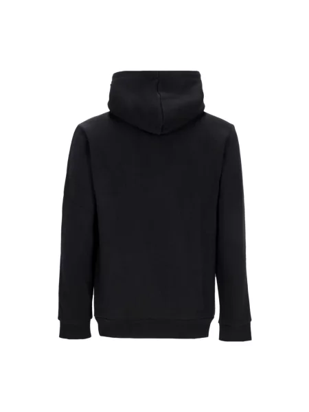 Bluza z kapturem Adidas w paski z kapturem czarna