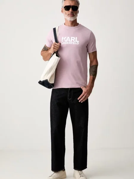 KARL LAGERFELD Tricou roz