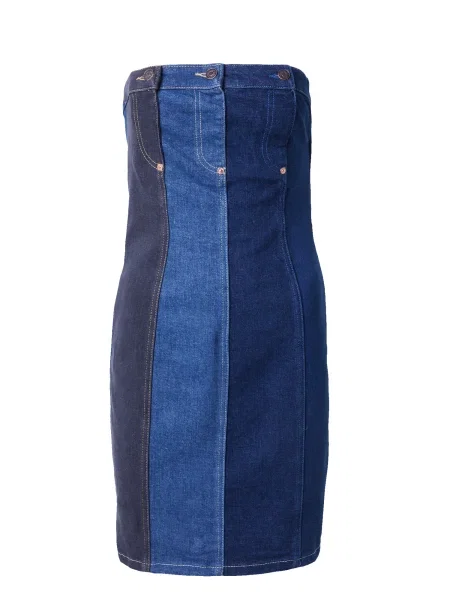 Moschino Jeans Rochie marin / noapte / denim albastru