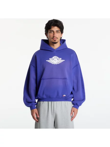 Суитшърт Jordan Flight Wings Fleece Pullover Hoodie Light Concord/ Sail S