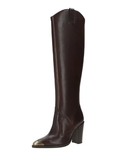 BRONX Čizme New-Americana tamno smeđa zlatna