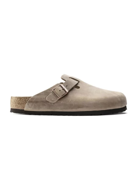 Birkenstock Boston BS Regular Fit Tabacco Brown Unisex Sandały Birkenstock Size: 9 brązowy