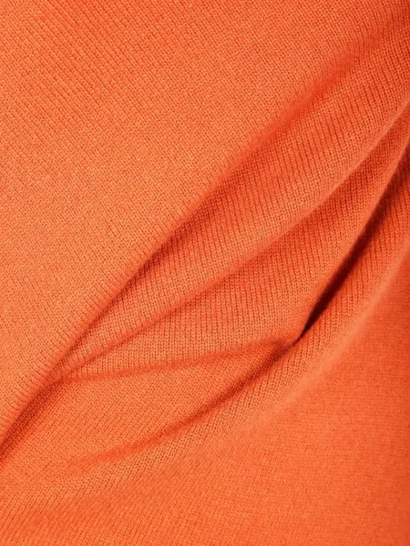 Džemper Gianluca Capannolo s draperijom narančasta