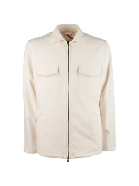 Košilová bunda Kired bílá