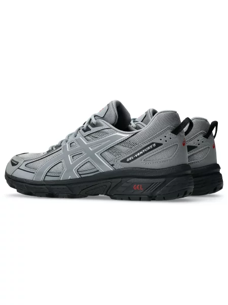 Кожаные повседневные кроссовки Asics Gel-venture серые