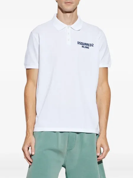 Polo Dsquared2 cu imagine alb