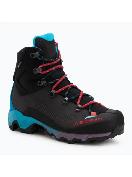 La Sportiva Horské Boty Aequilibrium Trek Gtx černá / červená / neonově modrá šedé