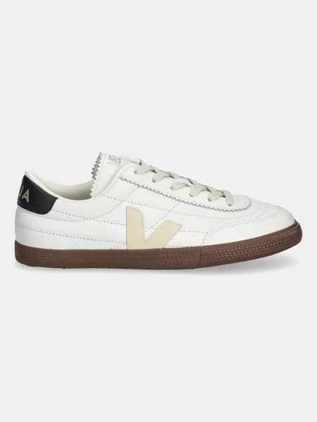 Veja sneakers din piele Panenka alb