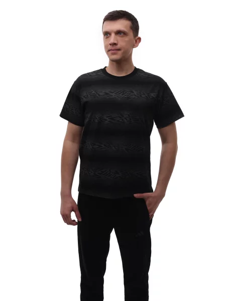 Футболка LUMO віскоза/поліестер чорний