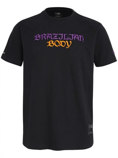 Tricou Amir Slama cu broderie negru