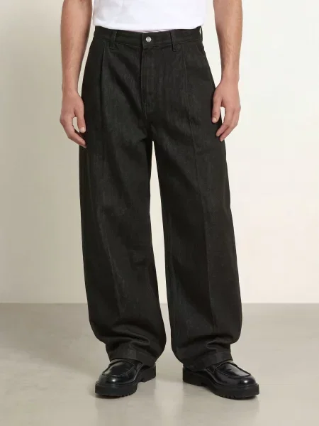Hugo Džíny Hugo Relaxed Fit black černé