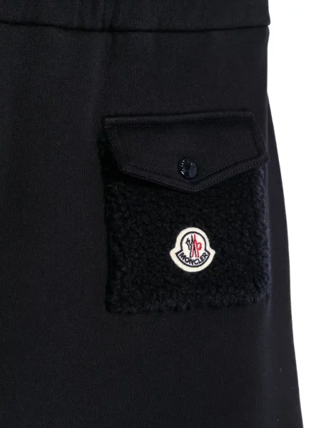 Spodnie dziecięce Moncler Enfant niebieskie