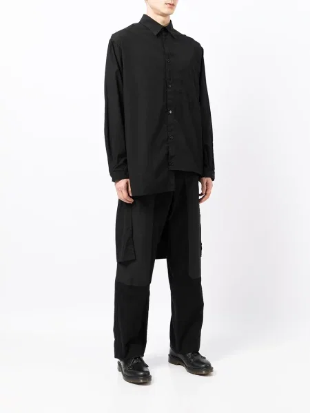 Asymetrická košile Yohji Yamamoto černá