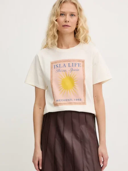 Weekend Max Mara tricou din PANTERA bej