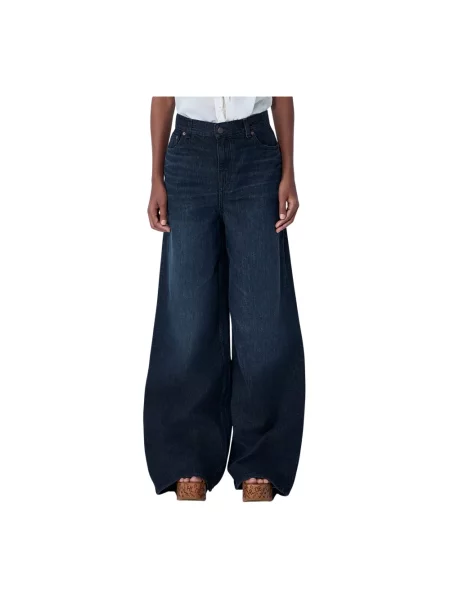 Proste jeansy Chloe z 5 kieszeniami czarne