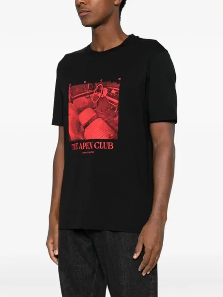 Tricou Hugo cu imagine negru