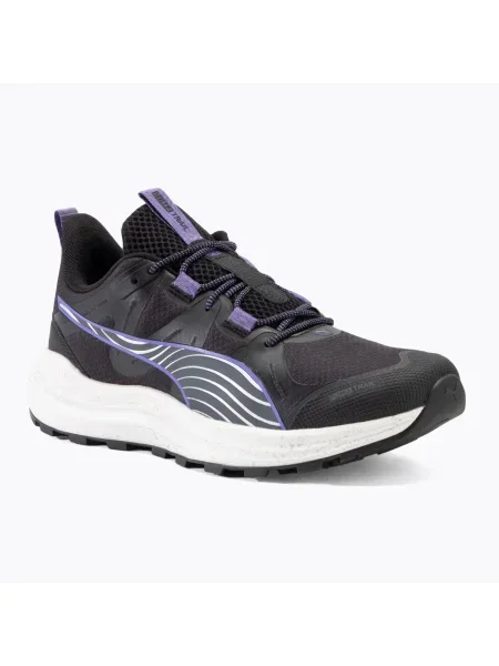 PUMA Reflect Lite Trail futócipő puma fekete/sötét ametiszt. Méret: 42 EU fekete