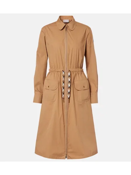 Rochie tip cămașă Moncler bej