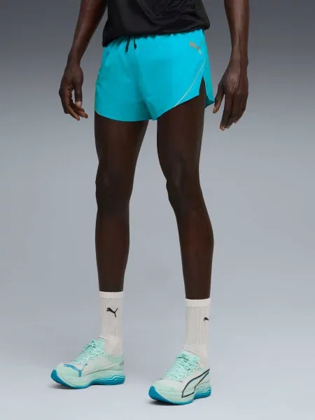 Короткие спортивные шорты Puma синие