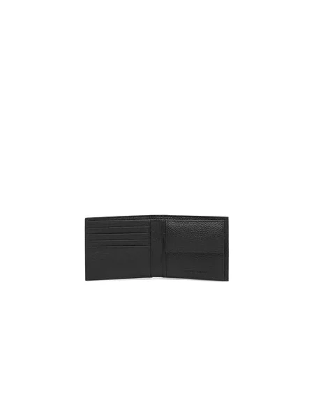 Emporio Armani Bőr pénztárca fekete