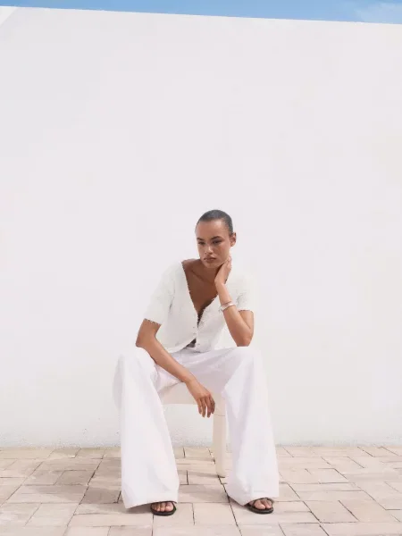 Кардиган MANGO білий