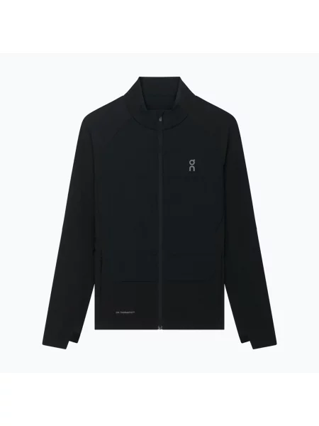 Geacă de alergare pentru femei On Weather Hybrid black negru
