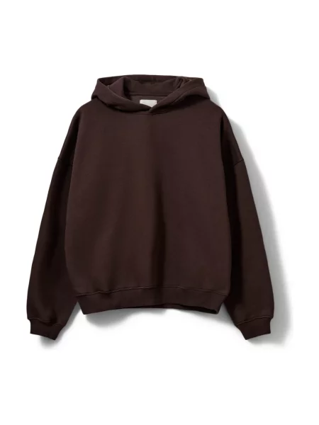 Bluza z kapturem Sofie Schnoor z kapturem brązowa