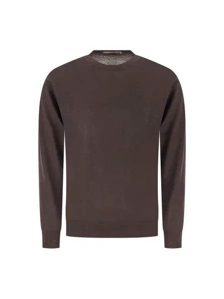 Sweter Customer Lovers wełniany brązowy