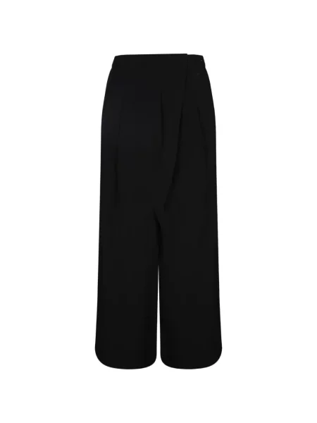 Pantaloni palazzo Issey Miyake plic negru