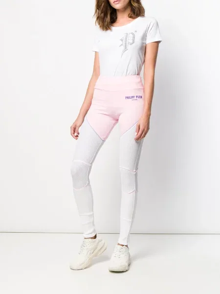 Bėgimas leginsai Philipp Plein rožinė