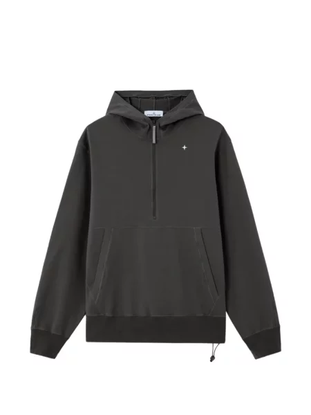 Majica s kapuljačom Stone Island kamenje siva