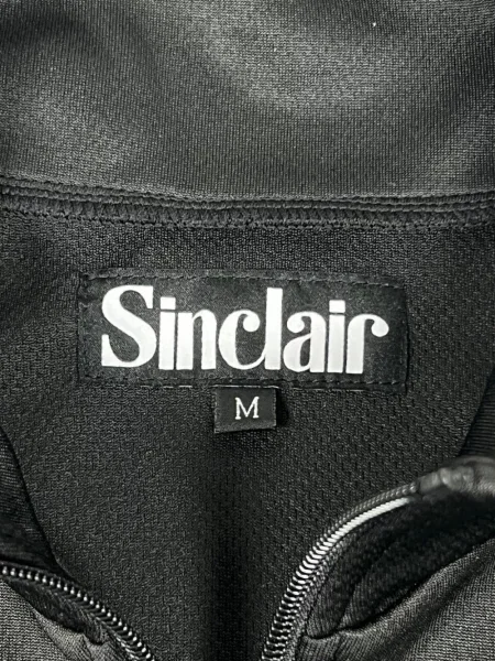 Geacă Sinclair cu broderie negru
