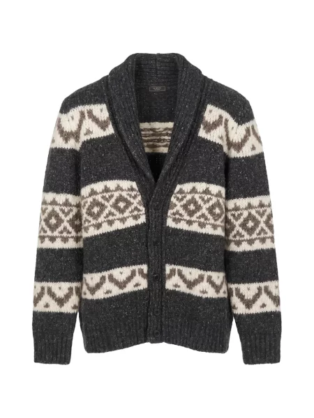 Gulerat cardigan Peserico gri