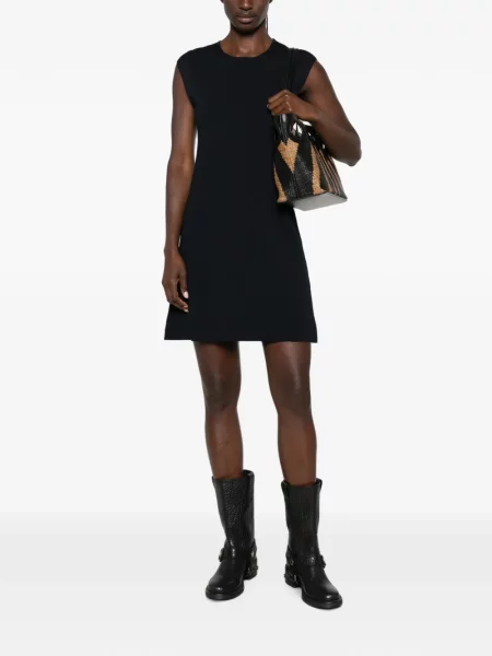 Rochie mini P.a.r.o.s.h. fără mâneci albastru