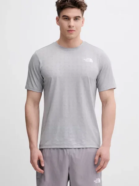 The North Face trénikové tričko PENTADOME EMBOSSED šedé