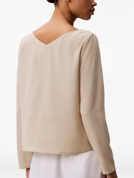 Bluză Calvin Klein cu decolteu în V