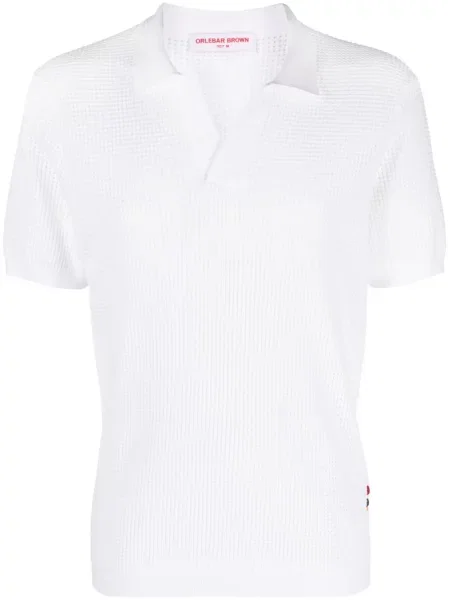 Polo Orlebar Brown alb