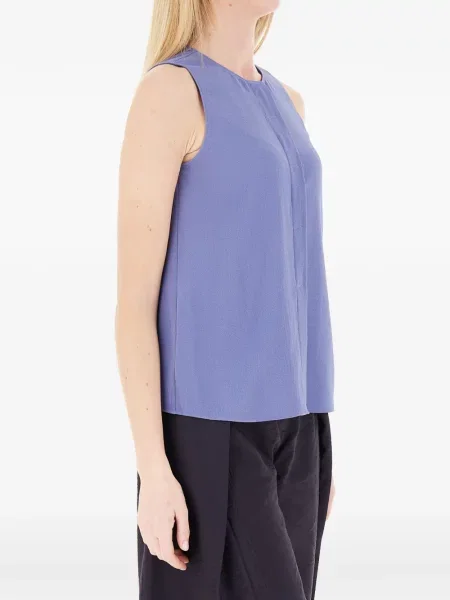 Top Emporio Armani fără mâneci albastru