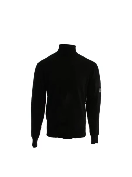 Golf sweter z golfem C.p. Company wełniany czarny