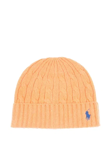 Căciulă Polo Ralph Lauren tricotate portocaliu