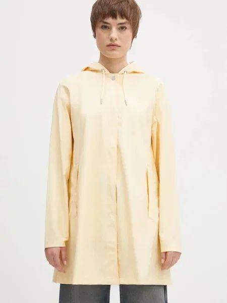 Rains kurtka A-Line W Jacket W3 żółty przejściowa beżowa